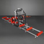 26" Portable Sawmill (5x Blades Included), KOHLER CH440 429cc E-Start Gasoline Engine, 22" Board Width, 20' Track Length (13' Track Length + 6.6' Track Extension Included) , SM-26