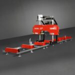 26" Portable Sawmill (5x Blades Included), 459cc 15HP E-Start Gasoline Engine, 22" Board Width, 20' Track Length (13' Track Length + 6.6' Track Extension Included) , SM-26