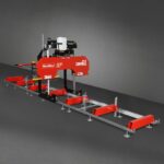 26" Portable Sawmill (5x Blades Included), 459cc 15HP E-Start Gasoline Engine, 22" Board Width, 20' Track Length (13' Track Length + 6.6' Track Extension Included) , SM-26