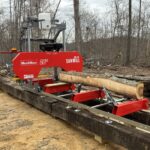 26" Portable Sawmill, 459cc 15HP E-Start Gasoline Engine, 22" Board  Width, 13' Track Length , SM-26