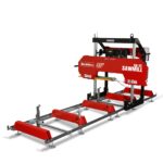32" Portable Sawmill, 420cc 15HP E-Start Gasoline Engine, 29" Board Width, 13' Track Length , SM-32