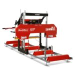 32" Portable Sawmill, KOHLER CH440 429cc E-Start Gasoline Engine, 29" Board Width, 13' Track Length , SM-32