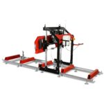 32" Portable Sawmill, KOHLER CH440 429cc E-Start Gasoline Engine, 29" Board Width, 13' Track Length , SM-32