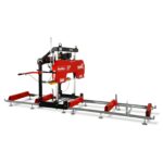 32" Portable Sawmill, KOHLER CH440 429cc E-Start Gasoline Engine, 29" Board Width, 13' Track Length , SM-32