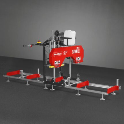 18" Portable Sawmill, 212cc 7HP Gasoline Engine, 15" Board  Width, 10' Track Length , SM-18