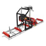 26" Portable Sawmill, 459cc 15HP E-Start Gasoline Engine, 22" Board  Width, 13' Track Length , SM-26