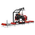 26" Portable Sawmill, 459cc 15HP E-Start Gasoline Engine, 22" Board  Width, 13' Track Length , SM-26