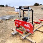 22" Portable Sawmill, 270cc 9HP Gasoline Engine, 20" Board Width, 13' Track Length , SM-22