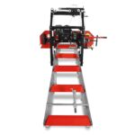 26" Portable Sawmill (5x Blades Included), 459cc 15HP E-Start Gasoline Engine, 22" Board Width, 20' Track Length (13' Track Length + 6.6' Track Extension Included) , SM-26