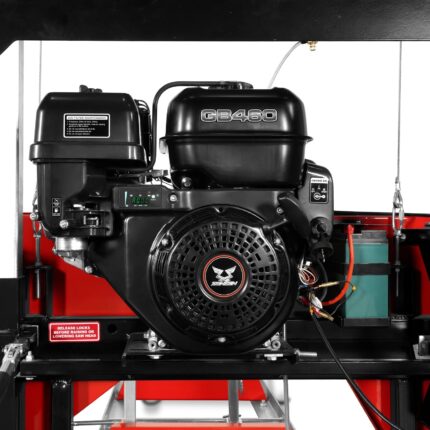 26" Portable Sawmill (5x Blades Included), 459cc 15HP E-Start Gasoline Engine, 22" Board Width, 20' Track Length (13' Track Length + 6.6' Track Extension Included) , SM-26