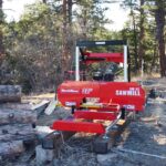 32" Portable Sawmill, 420cc 15HP E-Start Gasoline Engine, 29" Board Width, 13' Track Length , SM-32