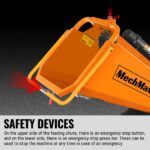 6 inch E-start ZONSEN 459cc 15hp Gasoline Engine Powered Drum Wood Chipper , P4206