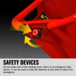 4 inch DUCAR 212cc 7hp Gas Engine Powered Wood Chipper with Towbar, GS650