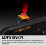 5 inch E-start KOHLER 429cc Gasoline Engine Powered Wood Chipper, GS1500