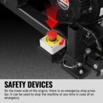 5 inch E-start DUCAR 420cc 15hp Gasoline Engine Powered Drum Wood Chipper with Towbar , PGS1500