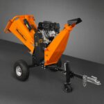 6 inch E-start ZONSEN 459cc 15hp Gasoline Engine Powered Drum Wood Chipper , P4206